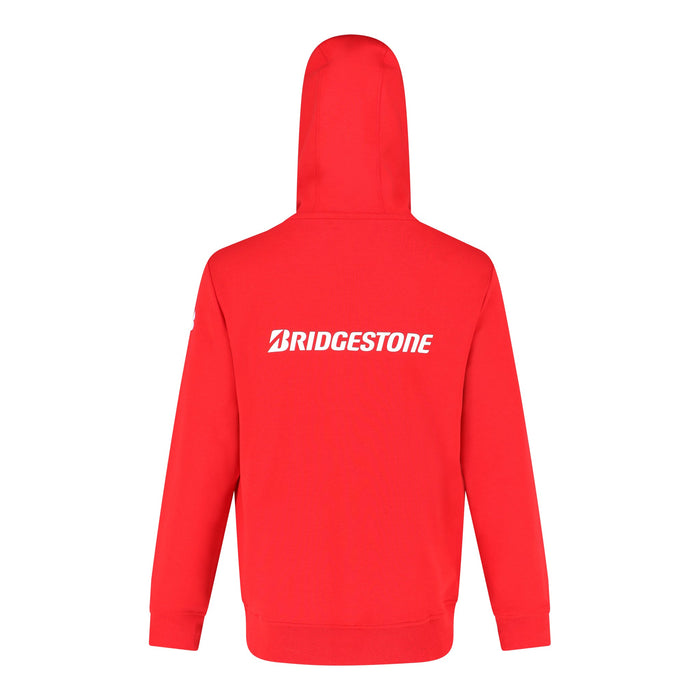 Moto hoodie red