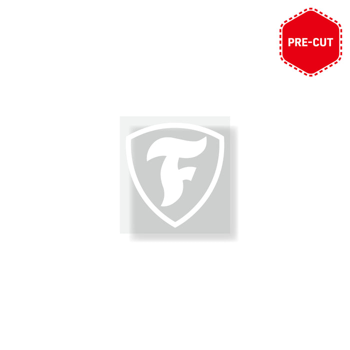 Sticker Firestone precut F-shield - white 10 x 9,5
