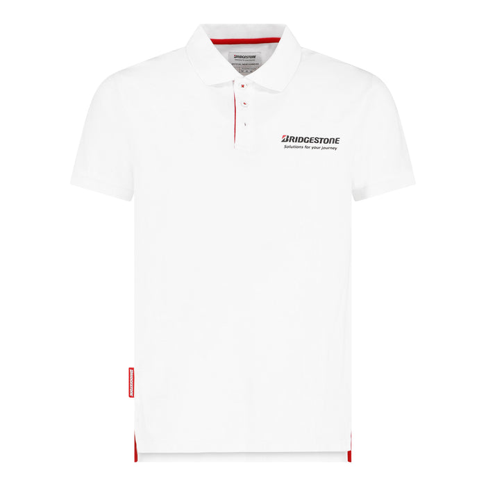 Core polo white women
