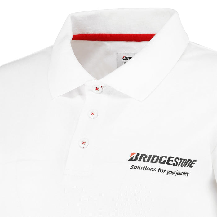 Core polo white men