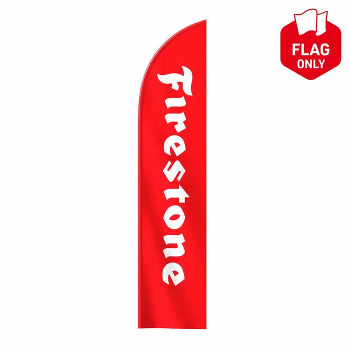 Bandera publicitaria Firestone 370 x 65 cm